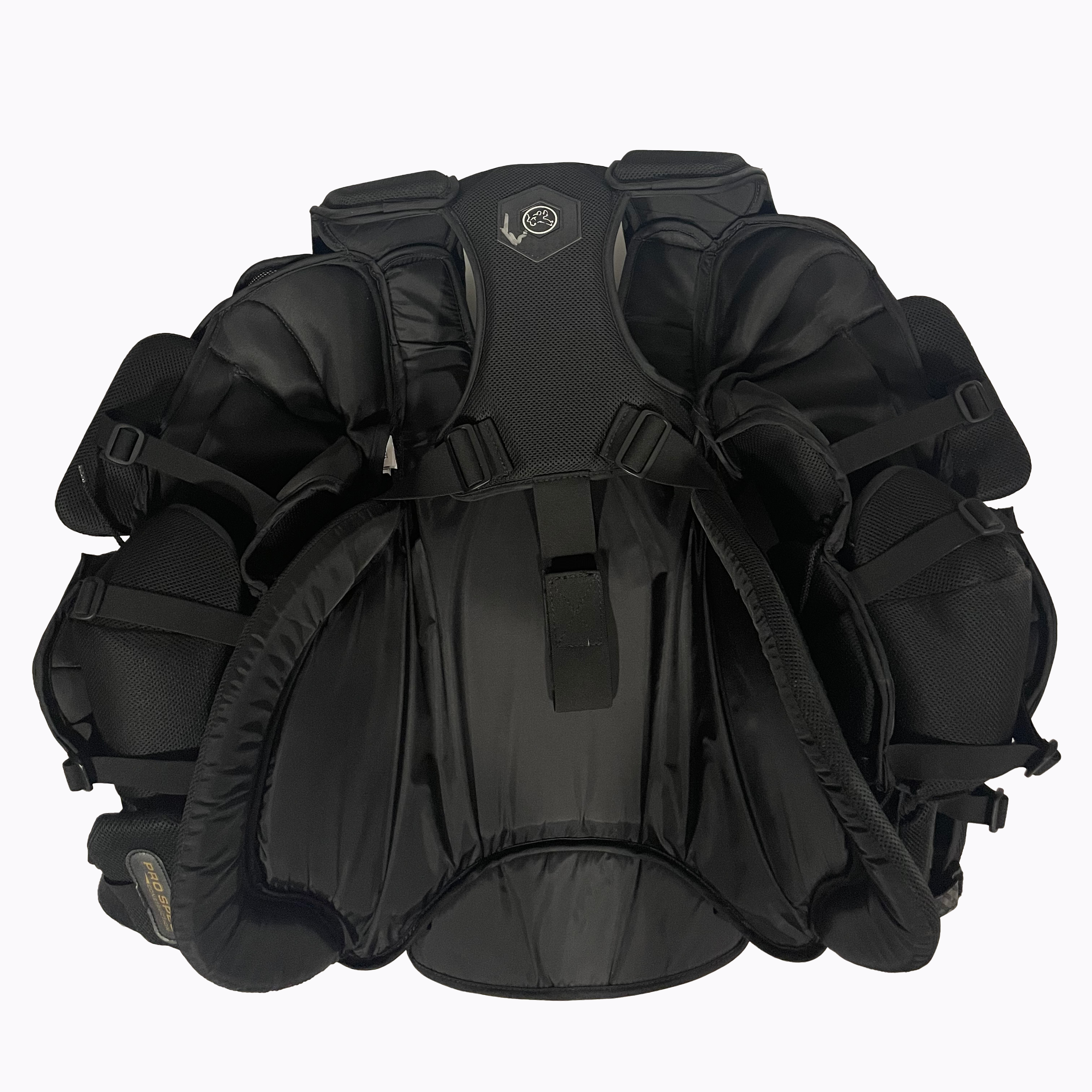 Vaughn Velocity V9 - Plastron de gardien de but professionnel NHL - Jacob Markstrom (noir)